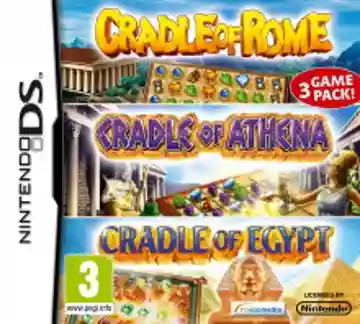 3 Game Pack! - Cradle of Rome + Cradle of Athena + Cradle of Egypt (Europe) (En,Fr,De,Es,It,Nl) (Rev 1)